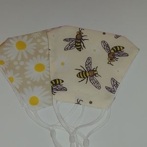 Flower and bee masks 🐝